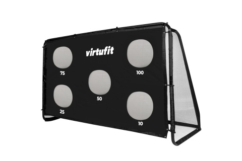 BRAMKA PIŁKARSKA PRO Z MATĄ DO STRZELANIA - 300 X 200 CM /VIRTUFIT