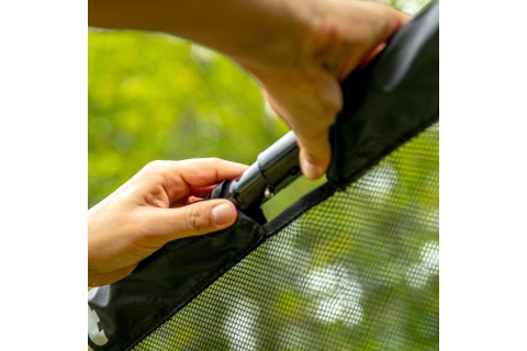 BRAMKA PIŁKARSKA PRO Z MATĄ DO STRZELANIA - 300 X 200 CM /VIRTUFIT