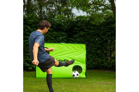 BRAMKA PIŁKARSKA Z PŁACHTĄ DO STRZELANIA 215 X 150 CM /VIRTUFIT