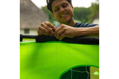 BRAMKA PIŁKARSKA Z PŁACHTĄ DO STRZELANIA 215 X 150 CM /VIRTUFIT