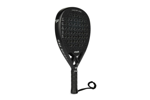 RAKIETA PADEL FUSION PRO - CZARNO-SREBRNA /VIRTUFIT