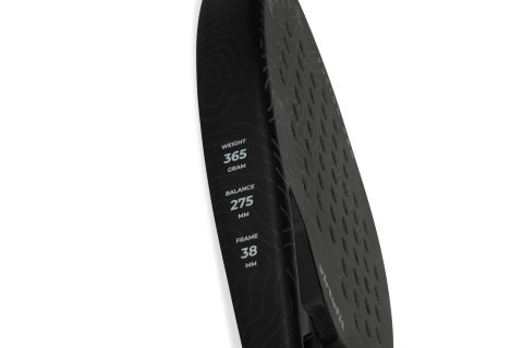 RAKIETA PADEL FUSION PRO - CZARNO-SZARA /VIRTUFIT