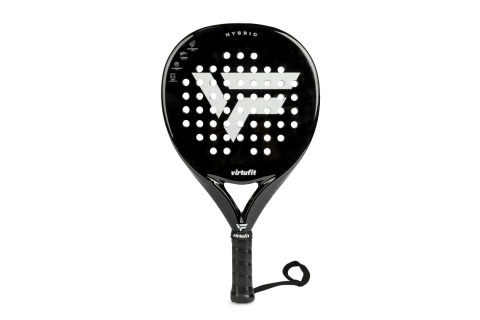 RAKIETA PADEL HYBRID - CZARNO-SREBRNA /VIRTUFIT