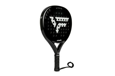RAKIETA PADEL HYBRID - CZARNO-SREBRNA /VIRTUFIT