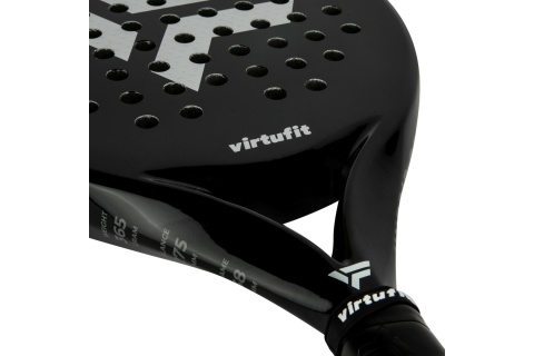 RAKIETA PADEL HYBRID - CZARNO-SREBRNA /VIRTUFIT