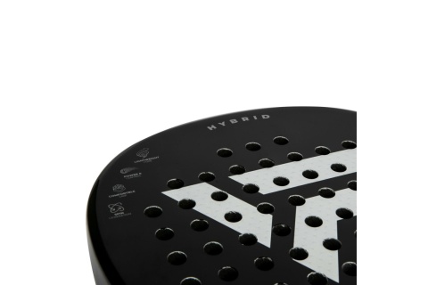 RAKIETA PADEL HYBRID - CZARNO-SREBRNA /VIRTUFIT