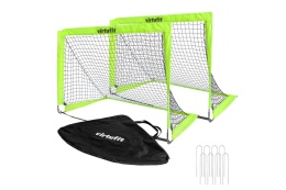 BRAMKI DO PIŁKI NOŻNEJ SKŁADANE ZESTAW 120 X 90 CM /VIRTUFIT