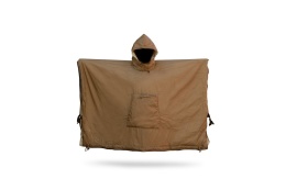 PONCZO KEMPINGOWE CIENKIE Z OGRZEWACZEM BRĄZOWE /OFFLANDER