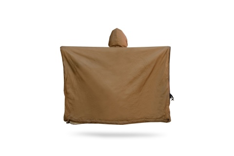 PONCZO KEMPINGOWE CIENKIE Z OGRZEWACZEM BRĄZOWE /OFFLANDER