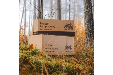 PONCZO KEMPINGOWE CIENKIE Z OGRZEWACZEM SZAMPAN /OFFLANDER