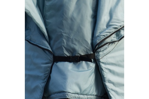 PONCZO KEMPINGOWE GRUBE Z OGRZEWACZEM BŁĘKIT /OFFLANDER