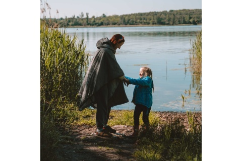 PONCZO KEMPINGOWE WODOODPORNE SZARE /OFFLANDER