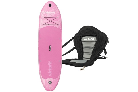 DESKA SUP RÓŻOWA - Z SIEDZENIEM KAJAKOWYM, AKCESORIAMI I TORBĄ DO NOSZENIA - CRUISER 305/VIRTUFIT