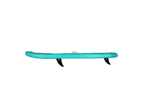 DESKA SUP TURKUSOWA - Z OSŁONĄ PRZECIWWATROWĄ I AKCESORIAMI - SURFER 305 /VIRTUFIT