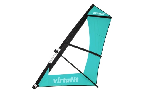 DESKA SUP TURKUSOWA - Z OSŁONĄ PRZECIWWATROWĄ I AKCESORIAMI - SURFER 305 /VIRTUFIT