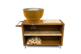 KUCHNIA OGRODOWA RDZAWA TROLLE /HEAT