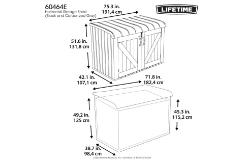 SKRZYNIA OGRODOWA PREMIUM 2123 L 60464E /LIFETIME