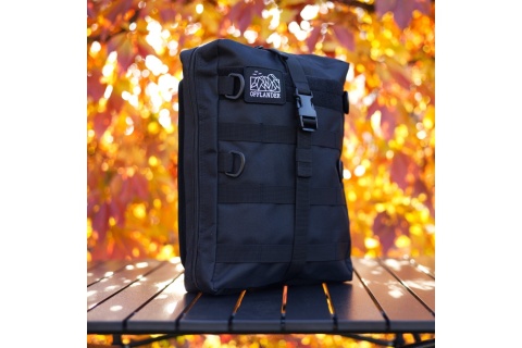 SASZETKA TAKTYCZNA MOLLE Z RZEPEM DUŻA CZARNA /OFFLANDER