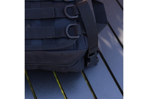 SASZETKA TAKTYCZNA MOLLE Z RZEPEM DUŻA CZARNA /OFFLANDER