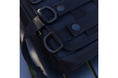 SASZETKA TAKTYCZNA MOLLE Z RZEPEM DUŻA CZARNA /OFFLANDER