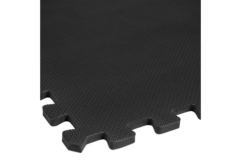 MATA PUZZLE FITNESS 120X120 CM CZARNA /VIRTUFIT