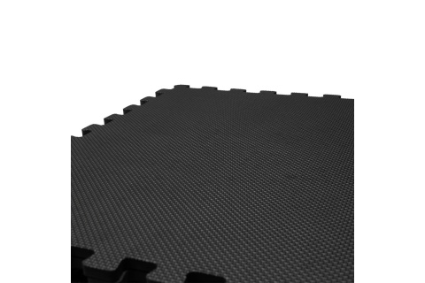 MATA PUZZLE FITNESS 120X120 CM CZARNA /VIRTUFIT