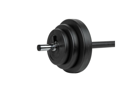 SZTANGA I TALERZE ZESTAW DO TRENINGU SIŁOWEGO I FITNESS - 20 KG /VIRTUFIT