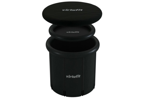 BALIA DO MORSOWANIA WANNA LODOWA XXL 375 LITRÓW ANTRACYT Z AKCESORIAMI /VIRTUFIT