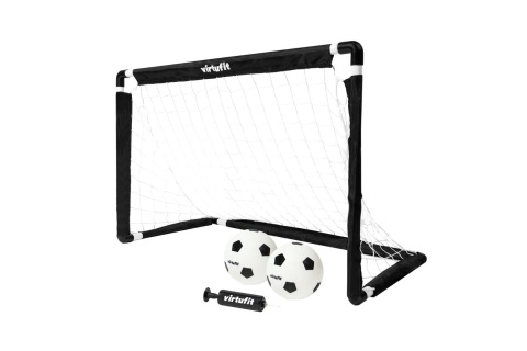 BRAMKI DO PIŁKI NOŻNEJ ZESTAW DLA DZIECI Z 2 PIŁKAMI I POMPKĄ /VIRTUFIT
