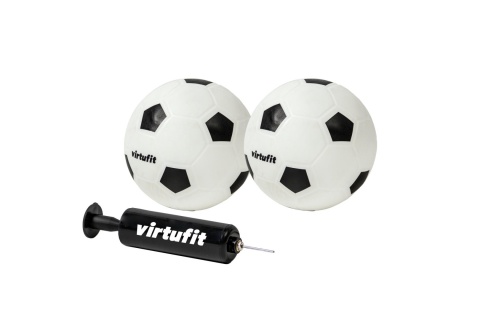 BRAMKI DO PIŁKI NOŻNEJ ZESTAW DLA DZIECI Z 2 PIŁKAMI I POMPKĄ /VIRTUFIT