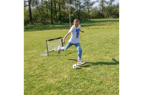 BRAMKI DO PIŁKI NOŻNEJ ZESTAW DLA DZIECI Z 2 PIŁKAMI I POMPKĄ /VIRTUFIT