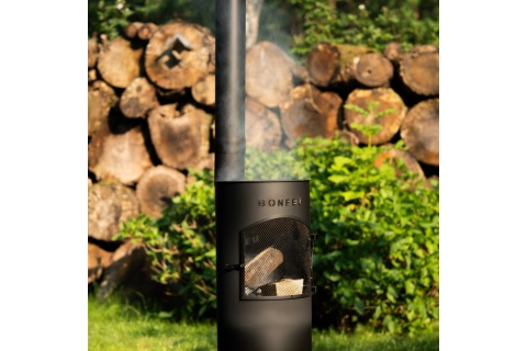 KOMINEK OGRODOWY BONGIANO LP CZARNY /BONFEU