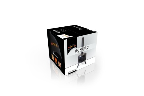 KOMINEK OGRODOWY BONGIRO CZARNY /BONFEU