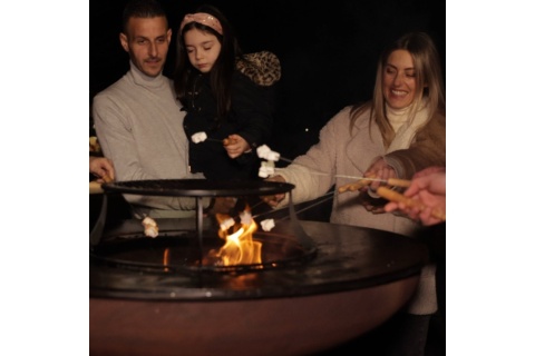 PALENISKO OGRODOWE BONBIZA XL OPEN RDZAWE /BONFEU