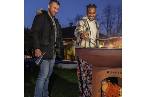 PALENISKO OGRODOWE BONBIZA XL OPEN RDZAWE /BONFEU