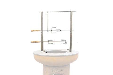 STELAŻ Z ROŻNEM DO PLANCHY /BONFEU