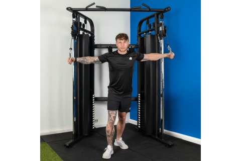 BRAMA TRENINGOWA Z PODWÓJNYM WYCIĄGIEM CC100 /VIRTUFIT