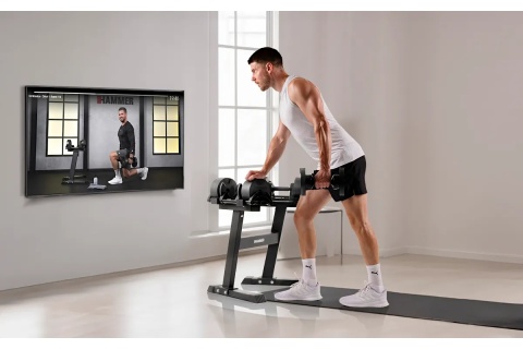 HANTLE REGULOWANE ZE STOJAKIEM ZESTAW SMARTLOCK 2X32 KG /HAMMER