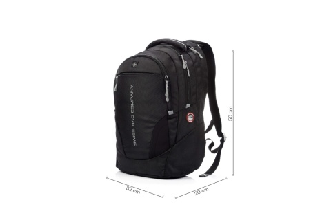 PLECAK Z TORBĄ NA LAPTOPA 17,3" ZURICH 33L /SWISSBAGS