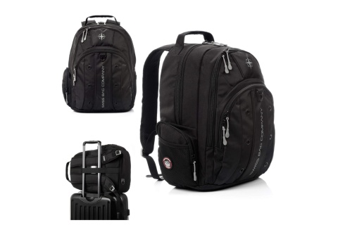 PLECAK Z TORBĄ NA LAPTOPA DAVOS 15,6'' /SWISSBAGS