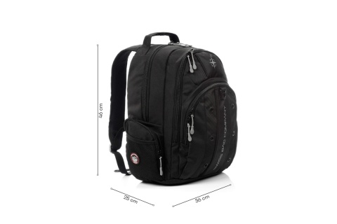 PLECAK Z TORBĄ NA LAPTOPA DAVOS 15,6'' /SWISSBAGS