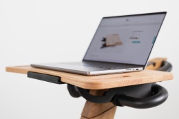 PODKŁADKA NA LAPTOP DO ROWERU BIKE V2 WALNUT ORZECH /NOHRD