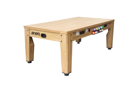 STÓŁ DO MULTIGIER 4W1 BILARD TENIS STOŁOWY CYMBERGAJ STÓŁ JADALNY WOODEN /ENERO