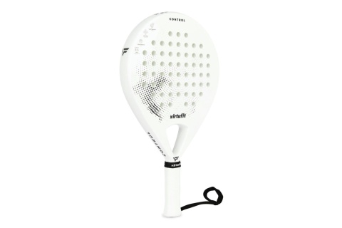 RAKIETA PADEL CONTROL - BIAŁO-CZARNA /VIRTUFIT