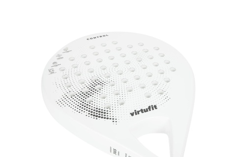 RAKIETA PADEL CONTROL - BIAŁO-CZARNA /VIRTUFIT