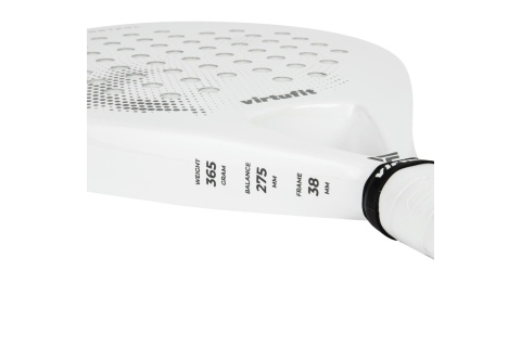 RAKIETA PADEL CONTROL - BIAŁO-CZARNA /VIRTUFIT