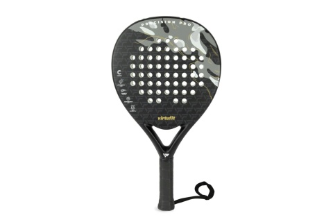 RAKIETA PADEL PRECISION PRO - CZARNO-ZŁOTA /VIRTUFIT