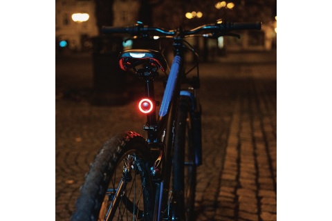 ALARM + LAMPKA, ŚWIATŁO ROWEROWE TYLNE JOLTY /INSPORTLINE