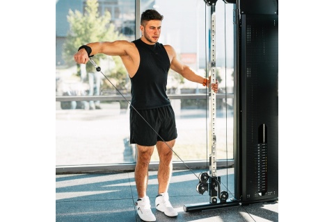 BRAMA DO ĆWICZEŃ Z WYCIĄGIEM I STOSEM COMMERCIAL ARES PRO /HMS