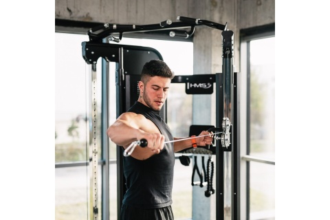 BRAMA DO ĆWICZEŃ Z WYCIĄGIEM I STOSEM COMMERCIAL ARES PRO /HMS